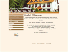 Tablet Screenshot of fontanehaus.de